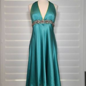 To The Max silk halter dress